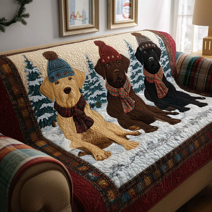 Merel - Quilted Sofa Cover Labrador Retriever