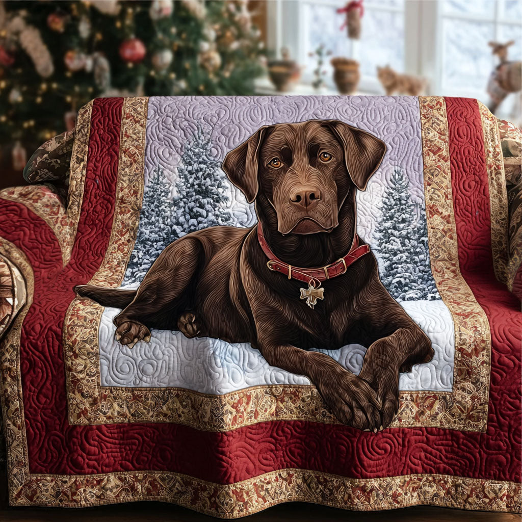 Cristina - Quilted Sofa Cover Labrador Retriever