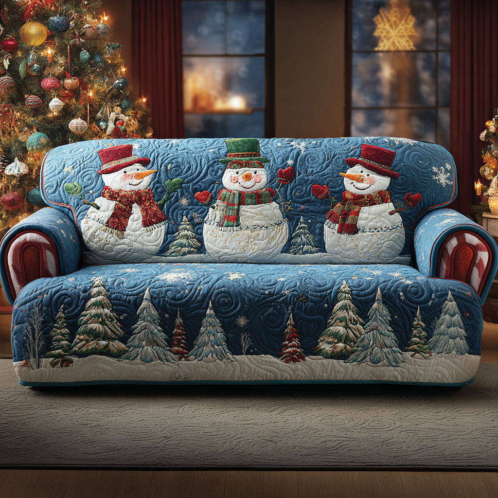 Dagny - Quilted Sofa Cover Pattern Winter