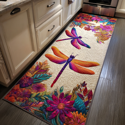 Daisy - 2-Piece Kitchen Mat Set - Elegant Dragonfly