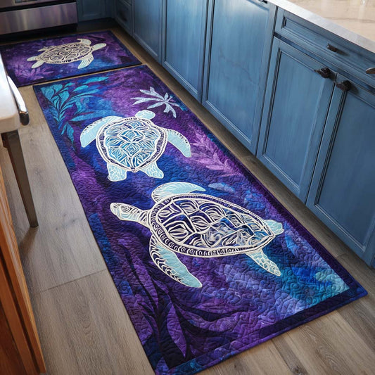 Nina - 2-Piece Kitchen Mat Set - Deep Seabed