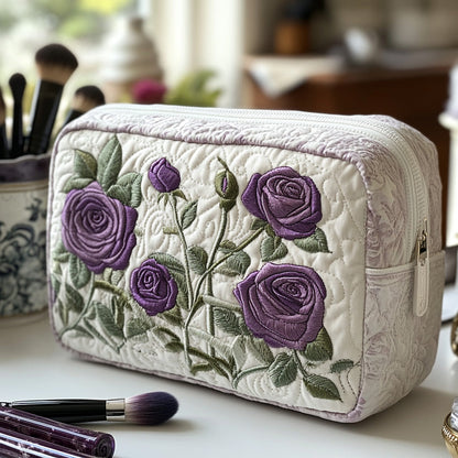 Delaney - Quilted Toiletry Bag - Moonlit Florals