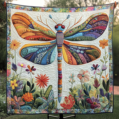 Della - Quilted Blanket - Serene Wings