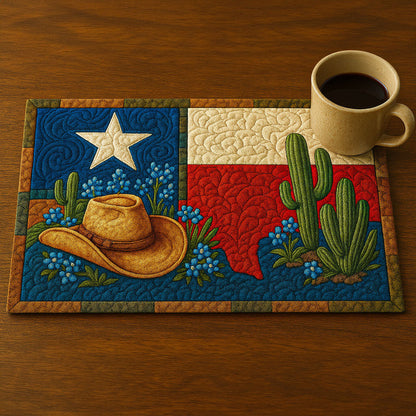 Demi - Quilted Placemat - Texas Spirit