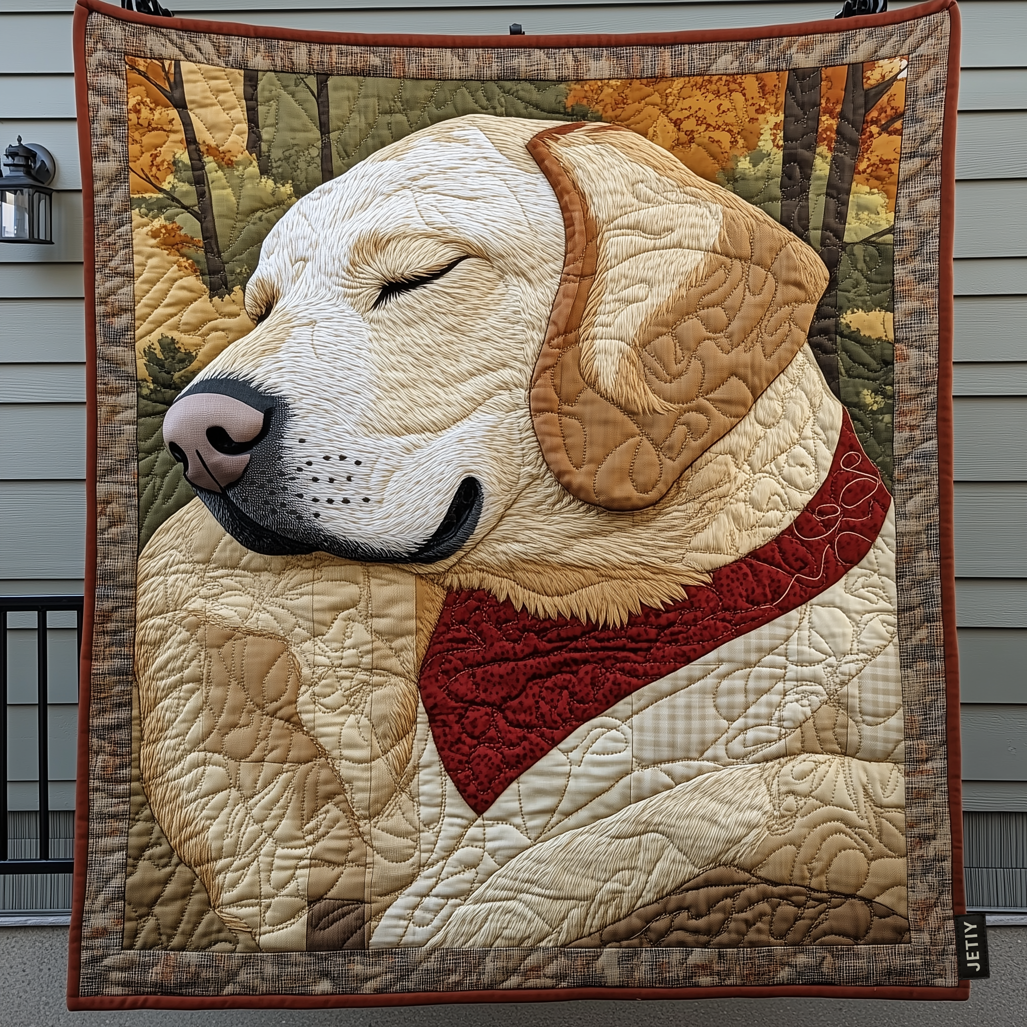 Dixie - Quilted Blanket - Fetch in the Fields