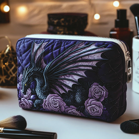 Willemke - Quilted Toiletry Bag - Elegant Flower