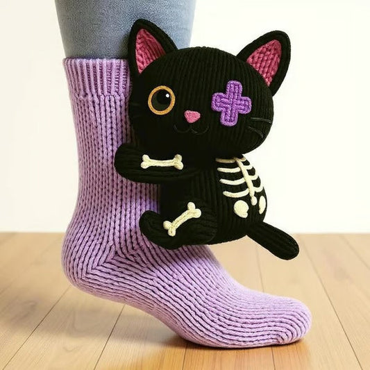 Justine - Black Cat Socks