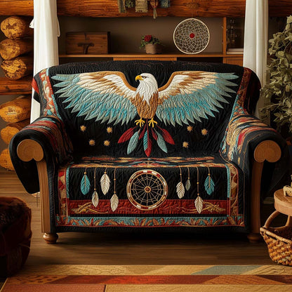 Elin - Quilted Sofa Cover Decorative Pattern