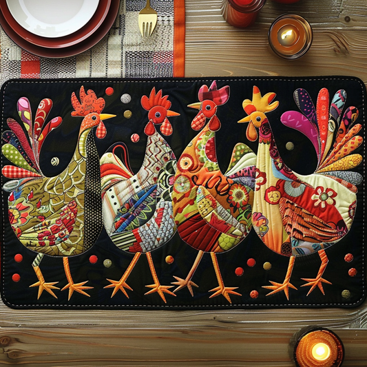 Eileen - Quilted Placemat - Starry Night