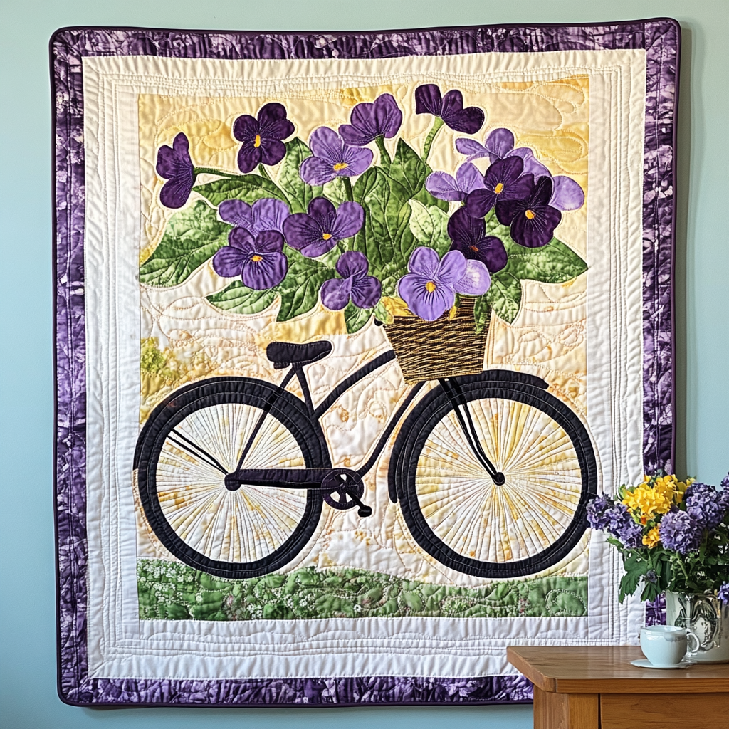 Eleni - Textile Wall Art - Blooming Ride