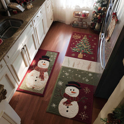 Eliana - 2-Piece Kitchen Mat Set - Classic Winter