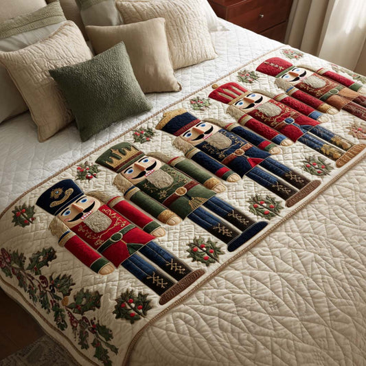 Elsa - Quilted Bed Runner - Nutcracker Parade