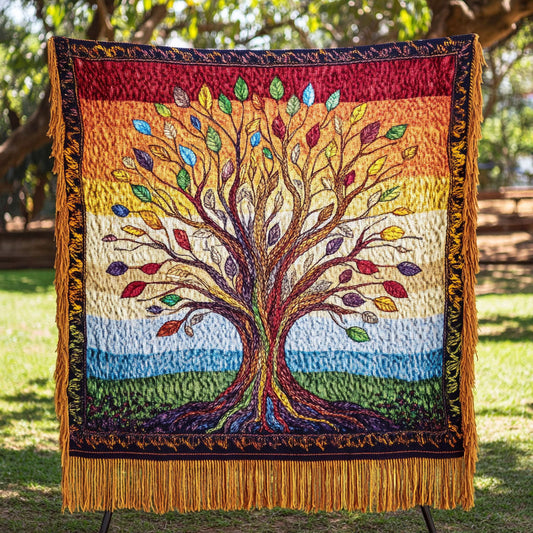 Esperanza - Quilted Blanket Sunset Spectrum