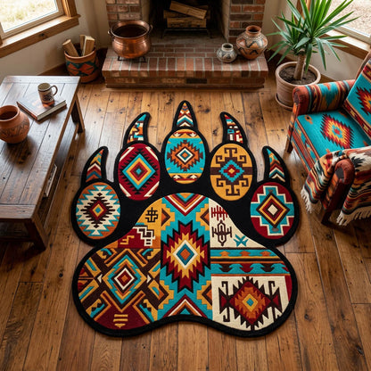 Faith - Shaped Area Rug - Tribal Paw