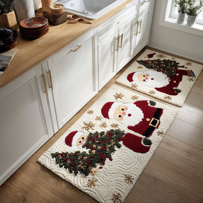 Fiona - 2-Piece Kitchen Mat Set - Christmas Journey