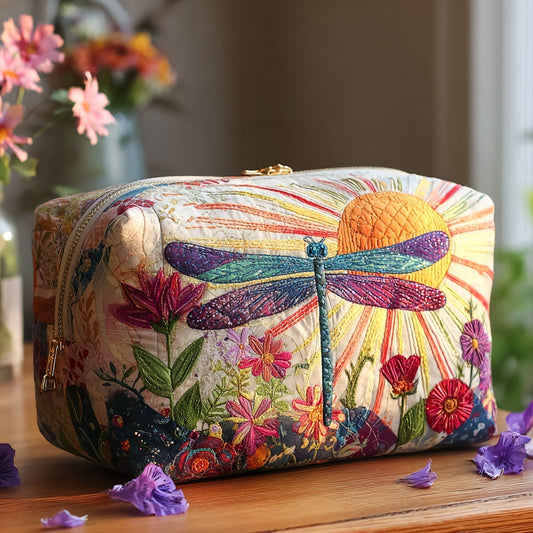 Tineke - Quilted Toiletry Bag - Refined Ruffle