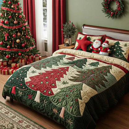 3-Piece Quilt Set - Forest of Joy