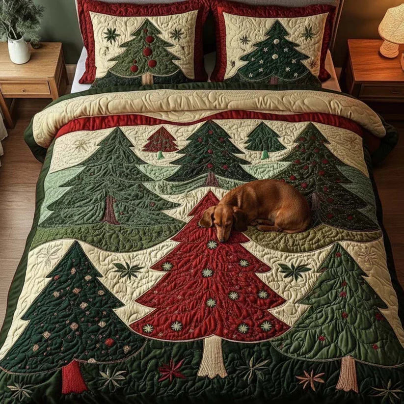 3-Piece Quilt Set - Forest of Joy