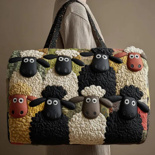 Quilted Travel Bag - Sheepskin