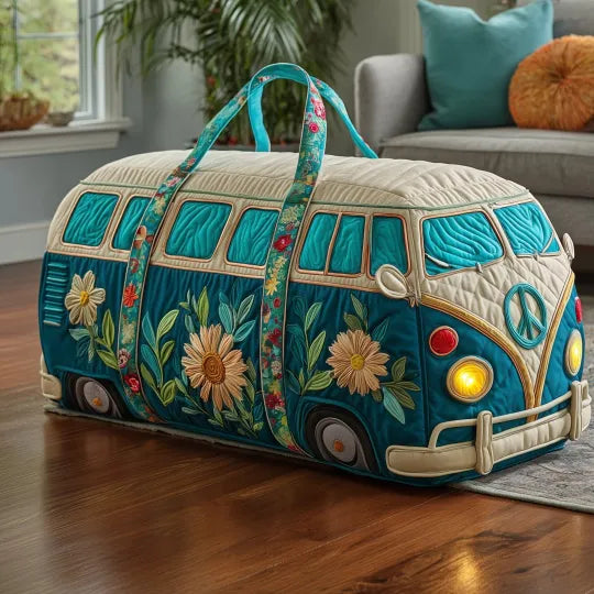 Quilted Travel Bag - Hippie Van