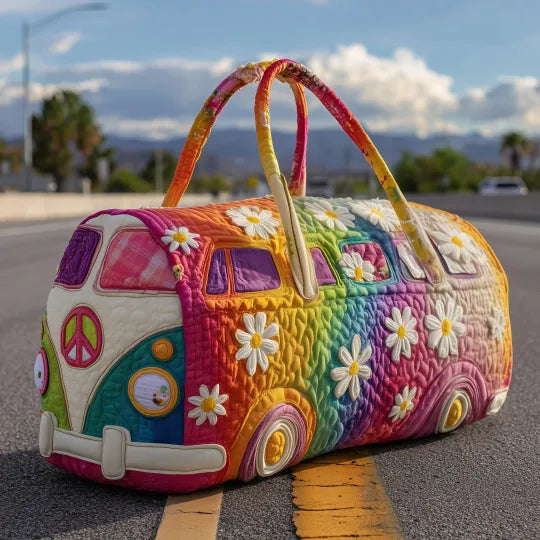 Quilted Travel Bag - Hippie