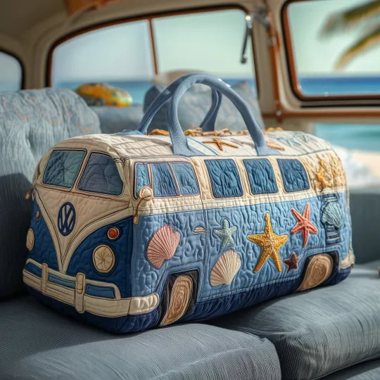 Quilted Travel Bag - Beach Van