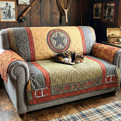 Fleur - Quilted Sofa Cover Texas