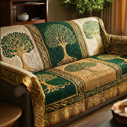 Sophie - Quilted Sofa Cover Tree of Life