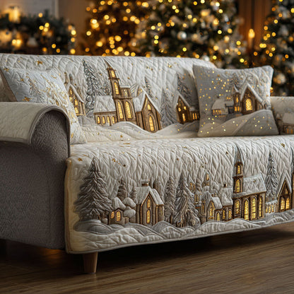 Wieke - Quilted Sofa Cover Chalet Winters