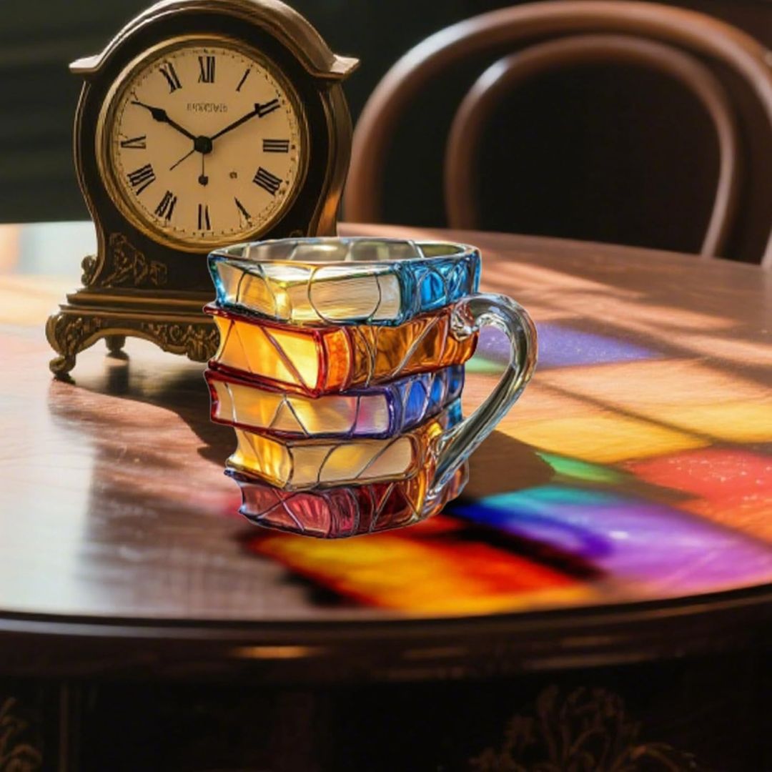Handmade 3D Book Lover Mug