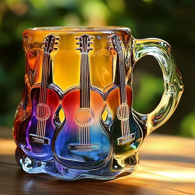 Handmade 3D Guitar Mug