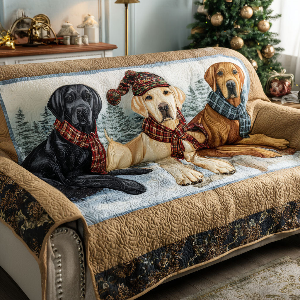 Merel - Quilted Sofa Cover Labrador Retriever