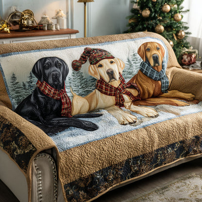 Merel - Quilted Sofa Cover Labrador Retriever