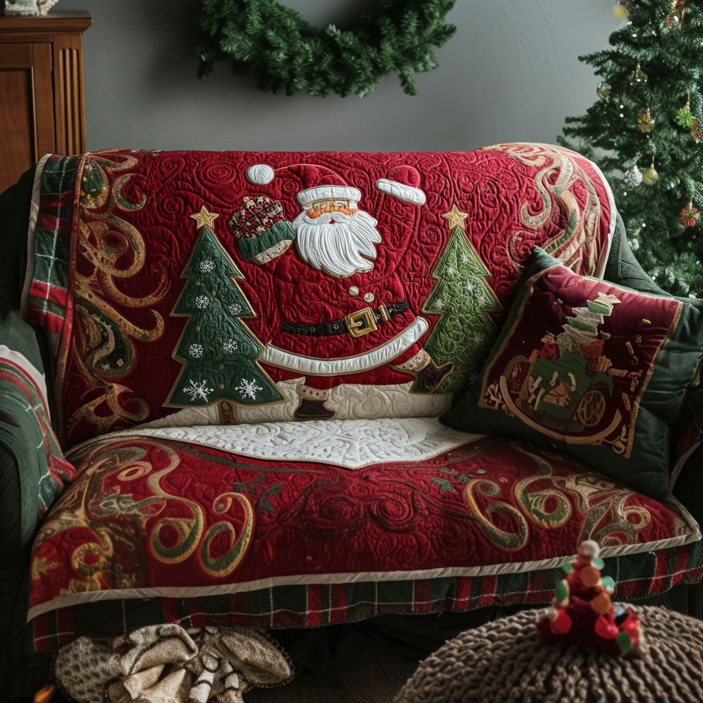 Hedda - Quilted Sofa Cover Night Style