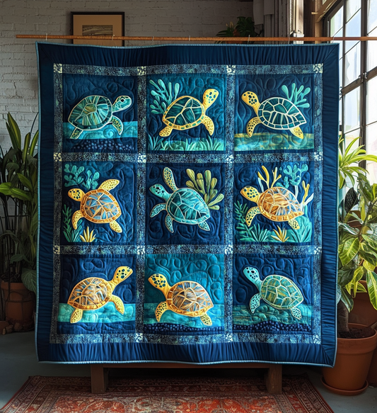 Hesper - Textile Wall Art - Dreamy Aquatic