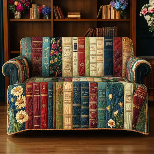 Hollyn - Quilted Sofa Cover for Corner Reading