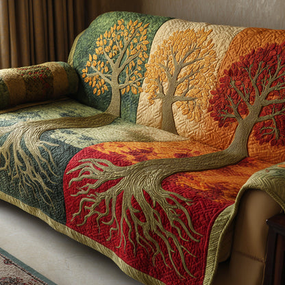 Imelda - Quilted Sofa Cover Tree of Life