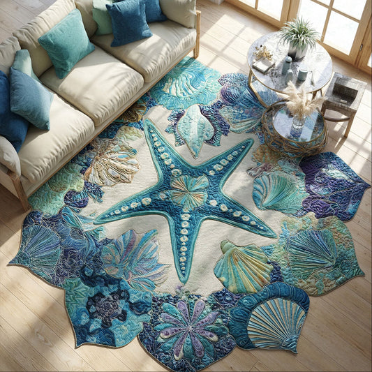Janelle - Shaped Area Rug - Seashell
