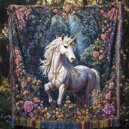 Jayla - Quilted Blanket Unicorn in Moonlight
