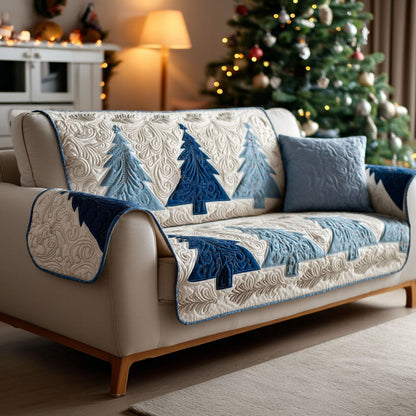 Jennie - Quilted Sofa Cover Pine Winter