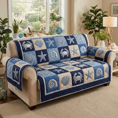 Joelle - Quilted Sofa Cover Charm of the Sea