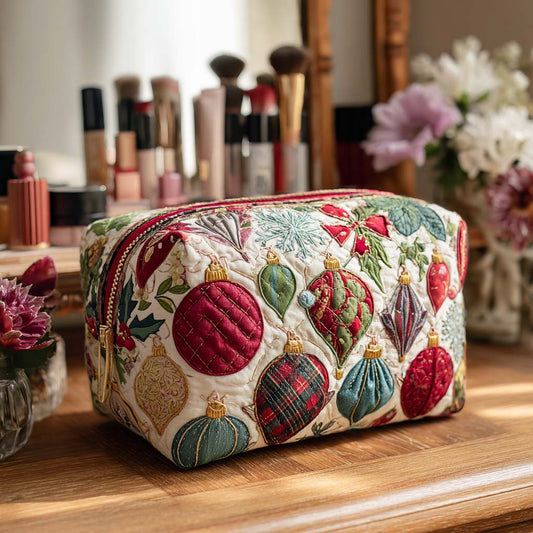 Chantal - Quilted Toiletry Bag - Cheerful Details