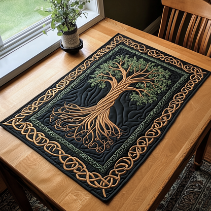 Josette - Quilted Placemat - Celtic Tree Spirit