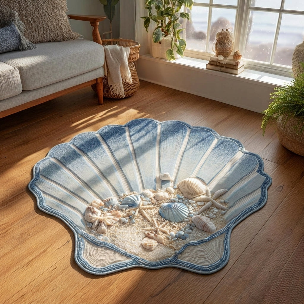Josslyn - Shaped Area Rug - Coral Breeze