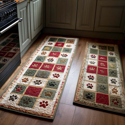 Joyce - 2-Piece Kitchen Mat Set - Christmas Classic