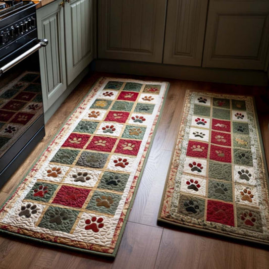 Joyce - 2-Piece Kitchen Mat Set - Christmas Classic