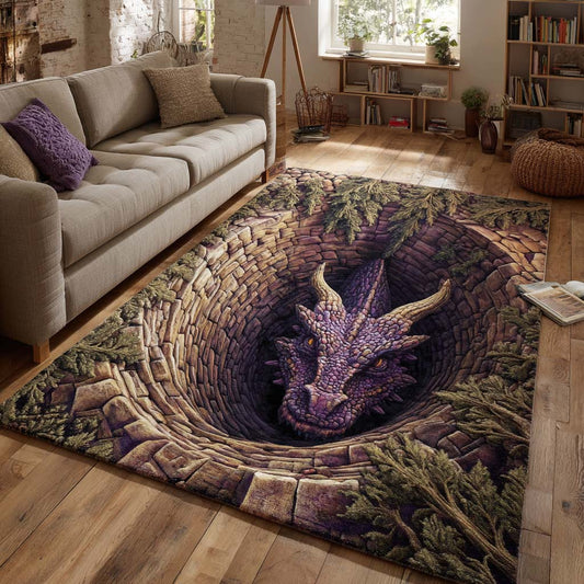 Juliet - Decorative Area Rug - Deep Dragon Eye