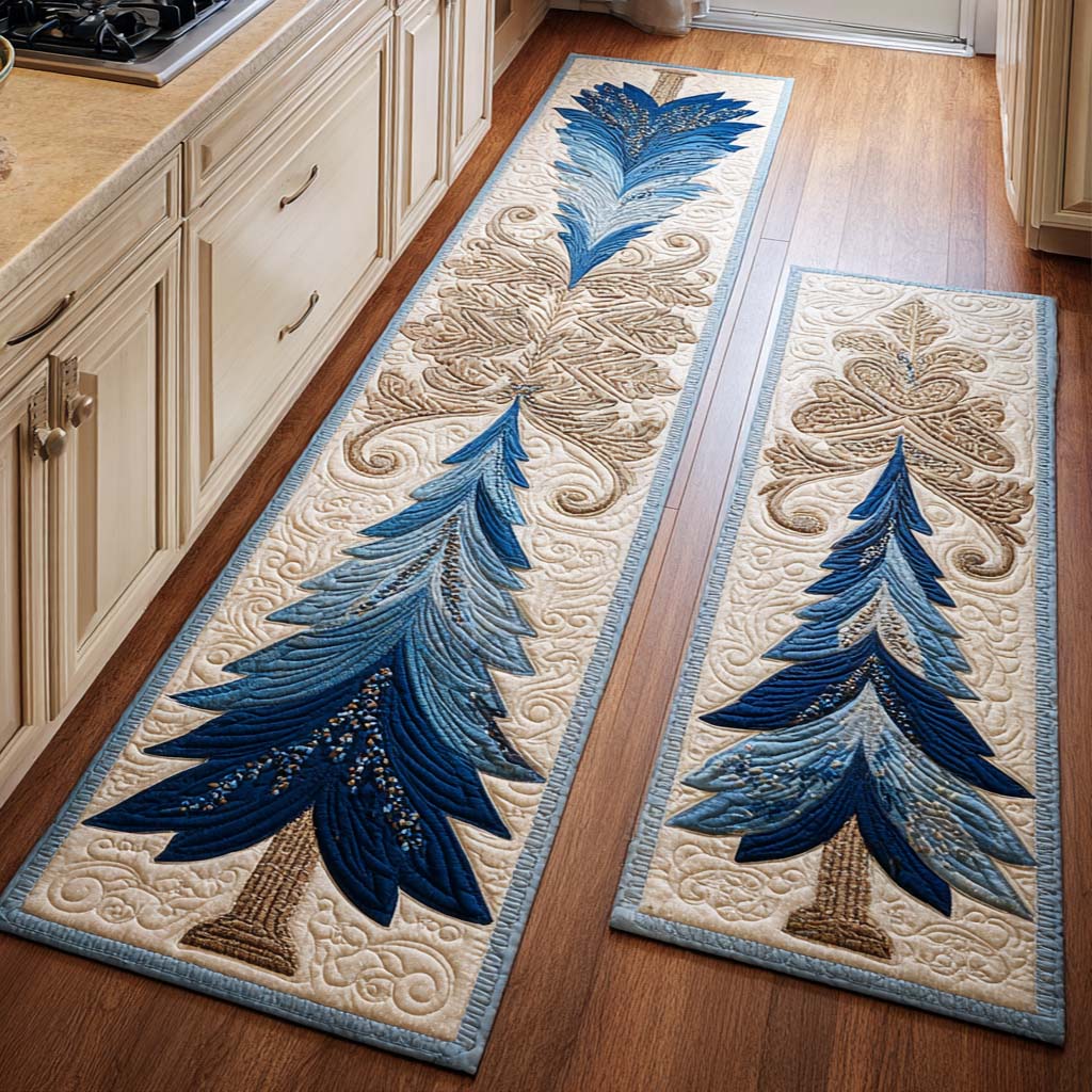 Karla - 2-Piece Kitchen Mat Set - Christmas Cheer