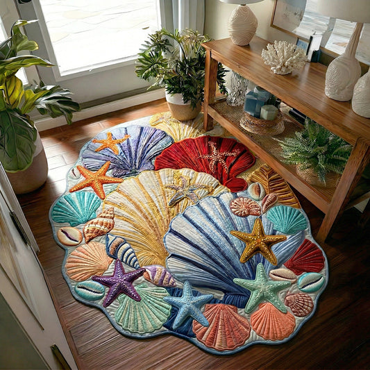 Kaylin - Shaped Area Rug - Tide Whisper