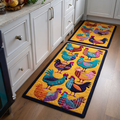 Kinley - 2-Piece Kitchen Mat Set - Country Chicken